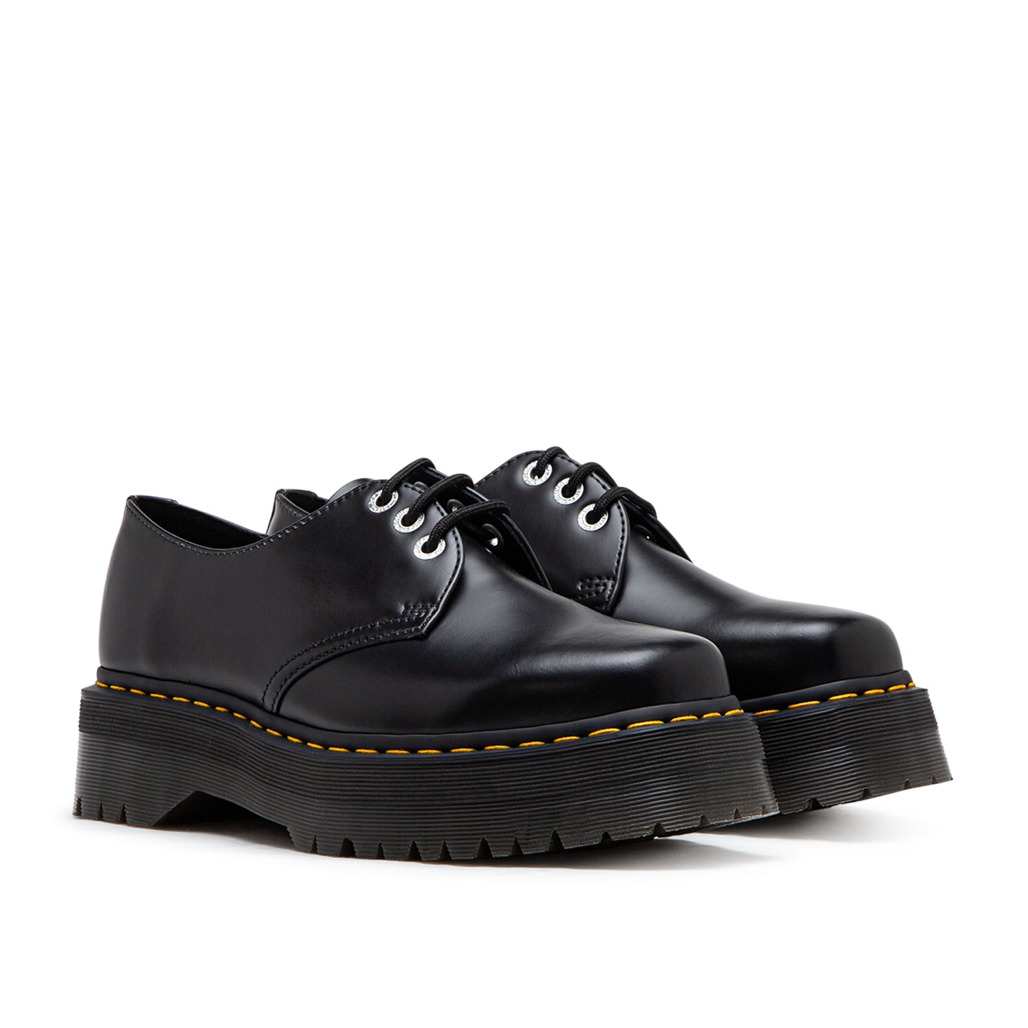 Dr. Martens 1461 Quad Squared Toe Leather Shoes (Schwarz)  - Allike Store