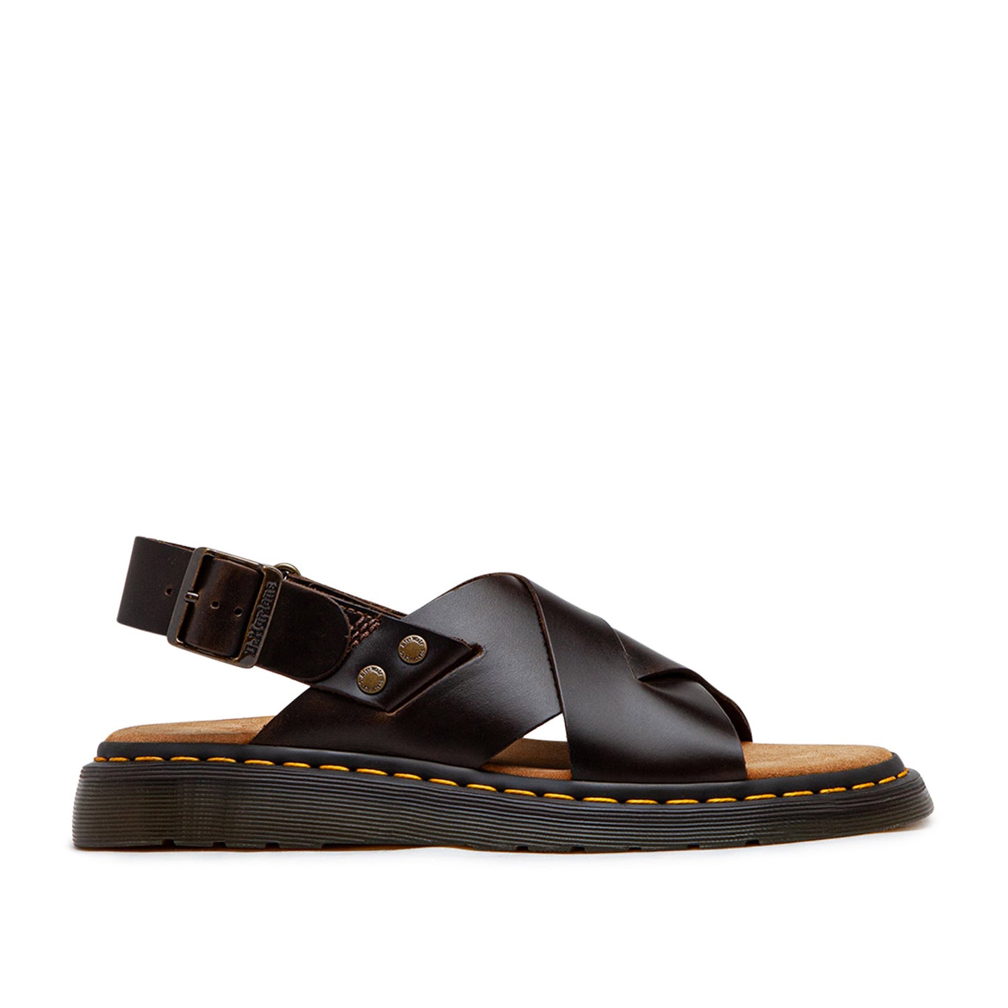 Dr. Martens Zane Brando Leather Slingback Sandals (Braun)  - Allike Store