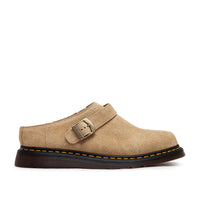 Dr. Martens Isham Faux Shearling Lined Suede Mules (Beige)