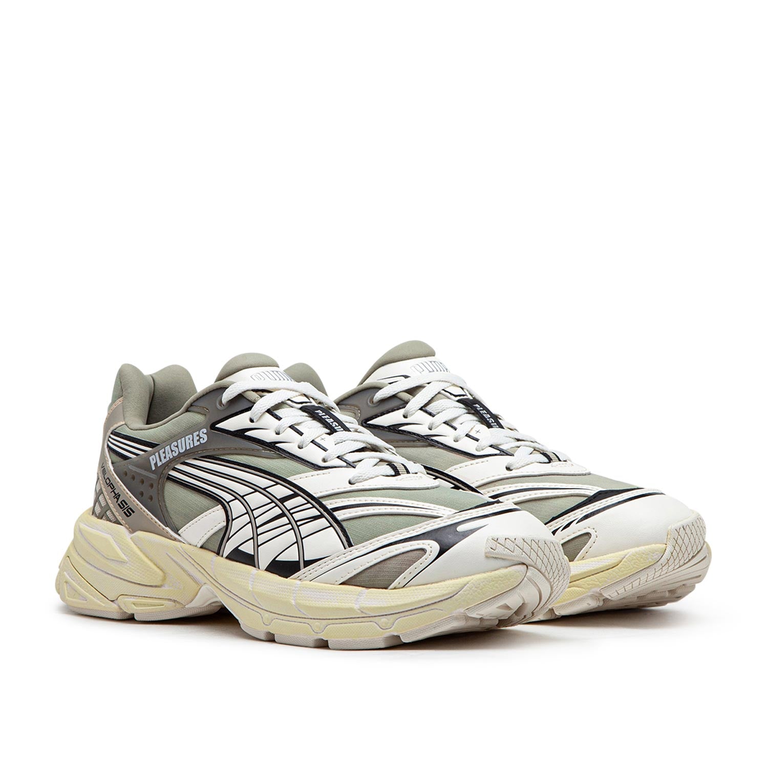 Puma x Pleasures Velophasis Overdyed (Creme)  - Allike Store