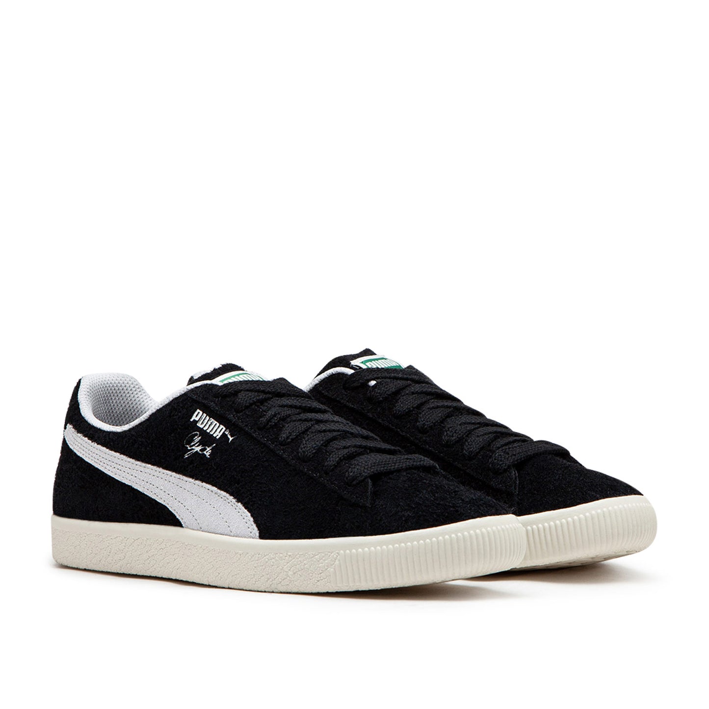 Puma Clyde Hairy Suede (Schwarz / Weiß)  - Allike Store