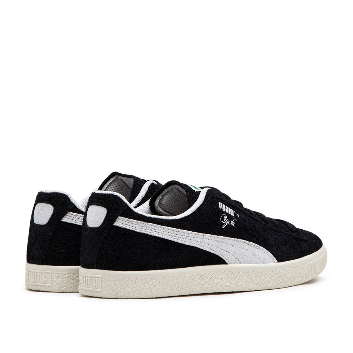 Puma clyde black suede best sale