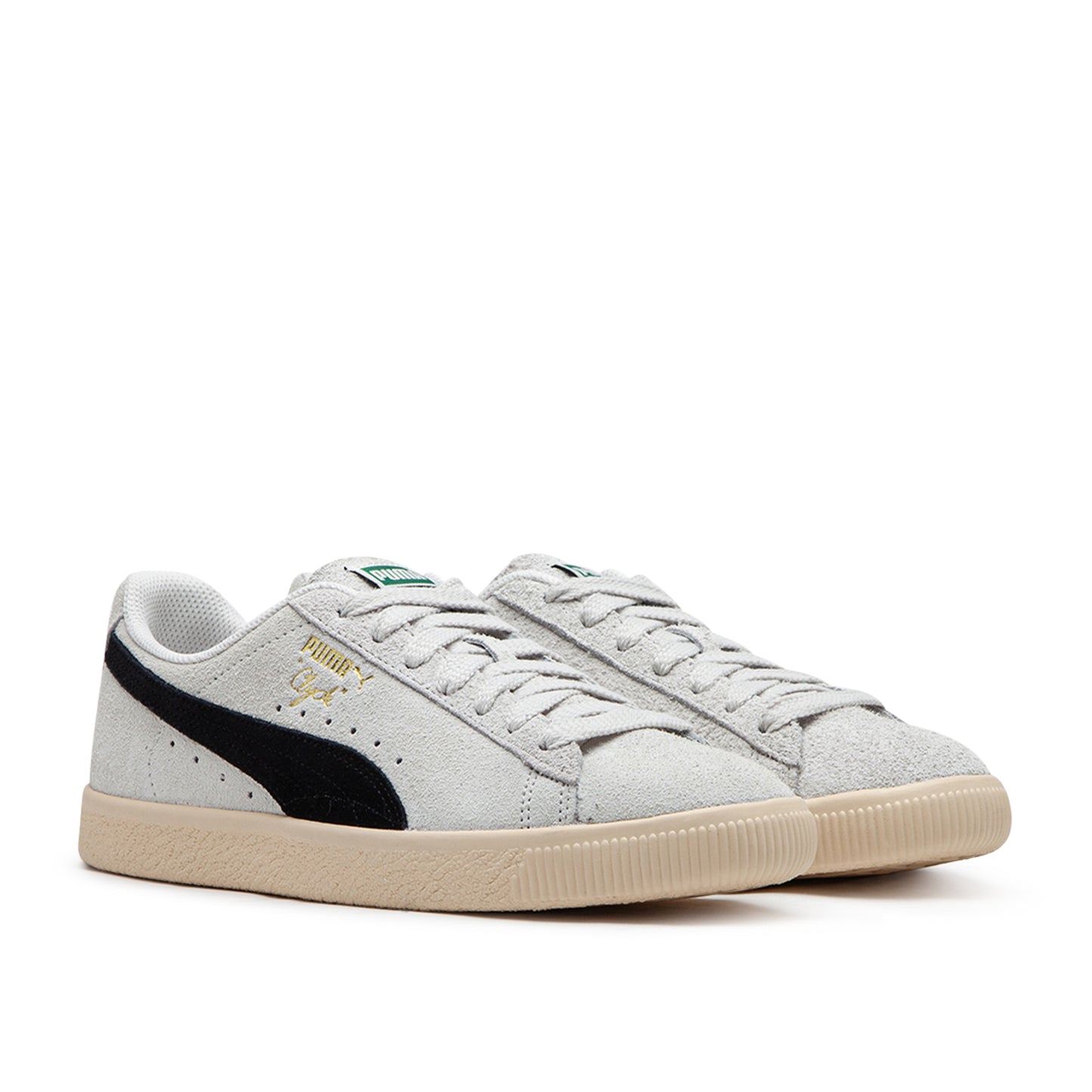 Puma Clyde Hairy Suede (Grau / Schwarz)  - Allike Store