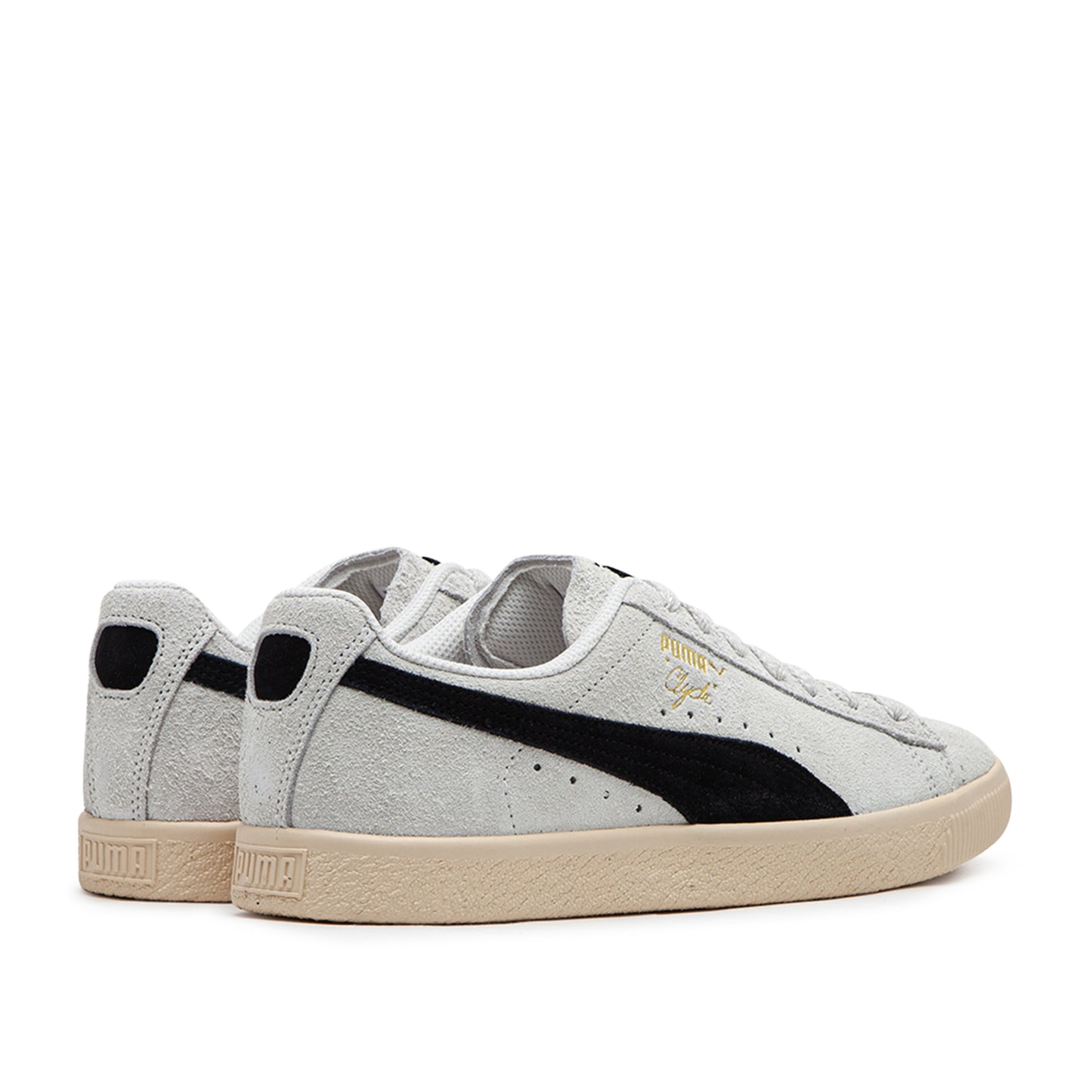 Puma Clyde Hairy Suede (Grau / Schwarz)  - Allike Store