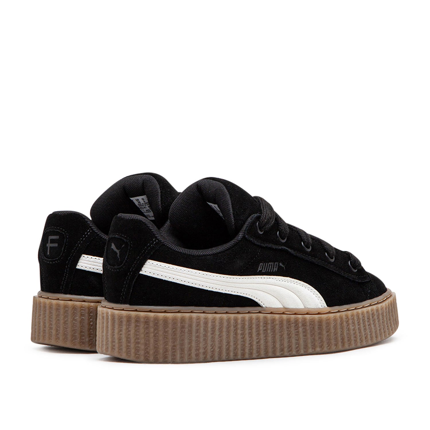 Puma suede top platform schwarz