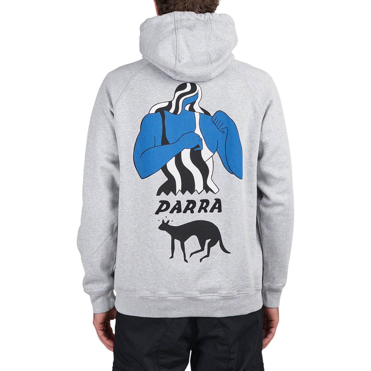 by Parra Cat Defense Hooded Sweatshirt (Grau / Multi)  - Allike Store