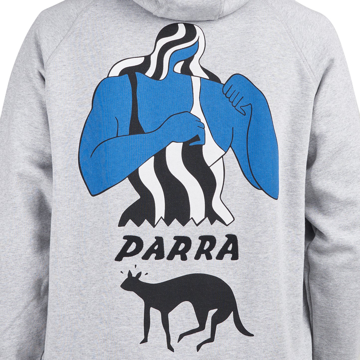 by Parra Cat Defense Hooded Sweatshirt (Grau / Multi)  - Allike Store