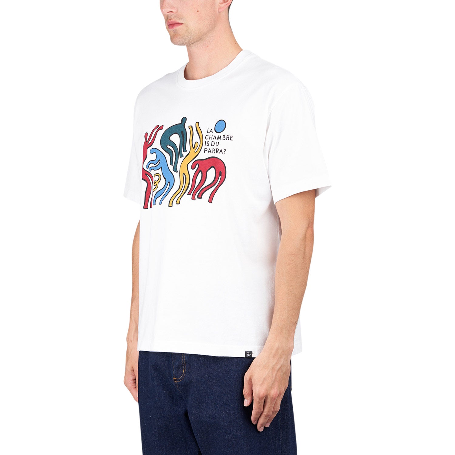 by Parra La Chambre Nuit T-Shirt (Weiß / Multi) - Allike Store