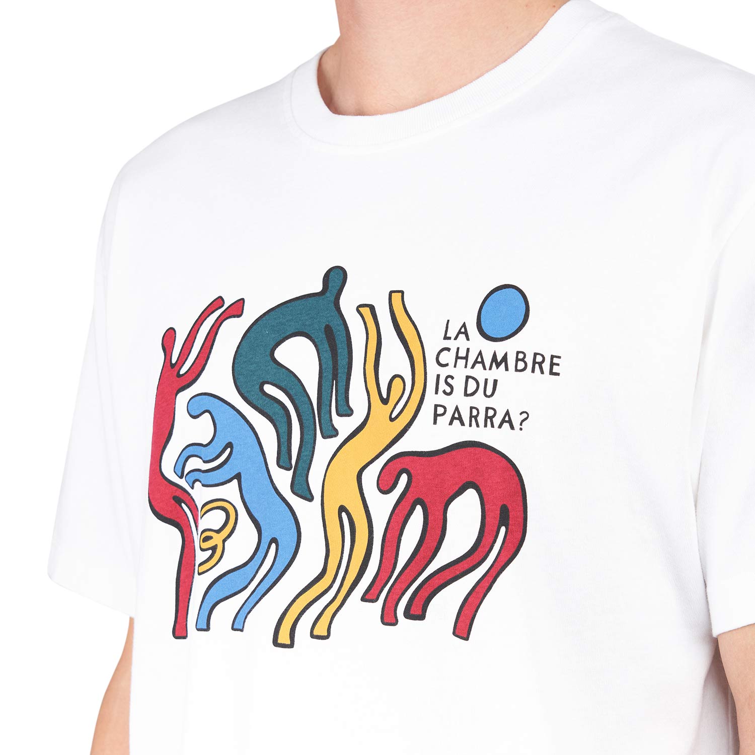 by Parra La Chambre Nuit T-Shirt (Weiß / Multi) - Allike Store