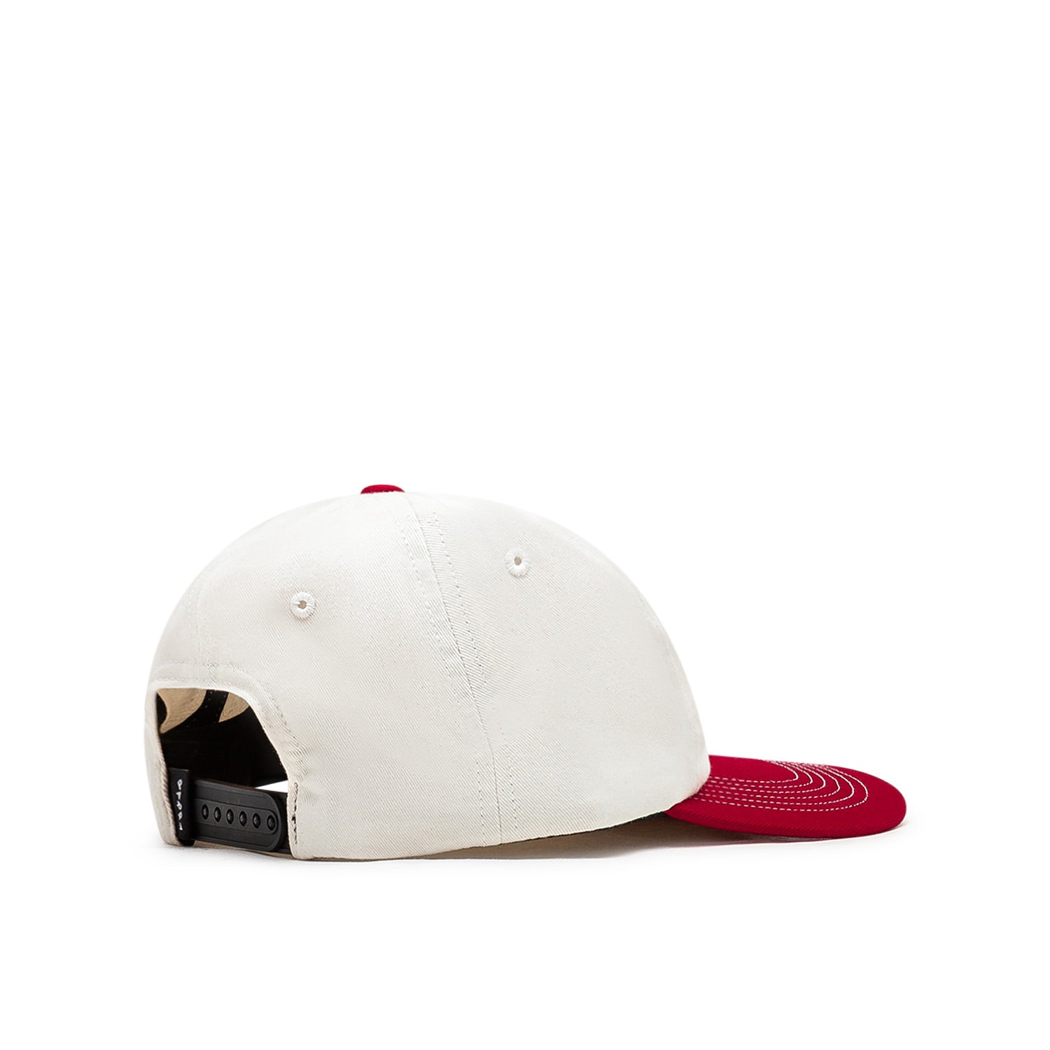 by Parra Big News 6 Panel Hat (Weiss / Rot) - Allike Store