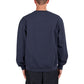 by Parra Water Wave Logo Crew Neck Sweatshirt (Navy) - Allike Store