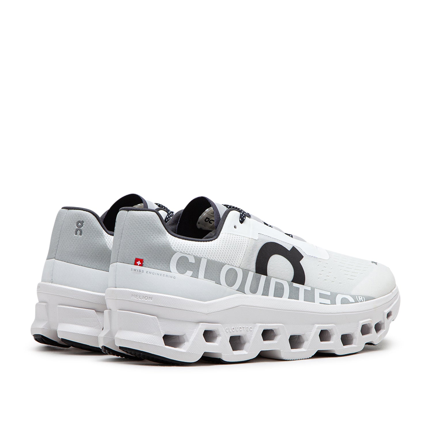 On Cloudmonster (White / Black)