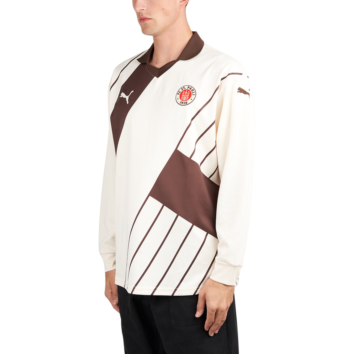 Puma x FC St. Pauli Longsleeve (Braun / Beige)  - Allike Store