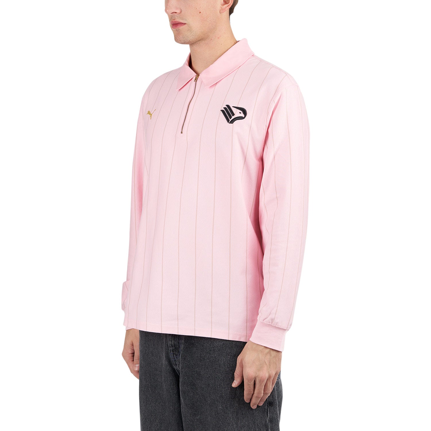 Puma x Palermo F.C. Long Sleeve Polo Pink