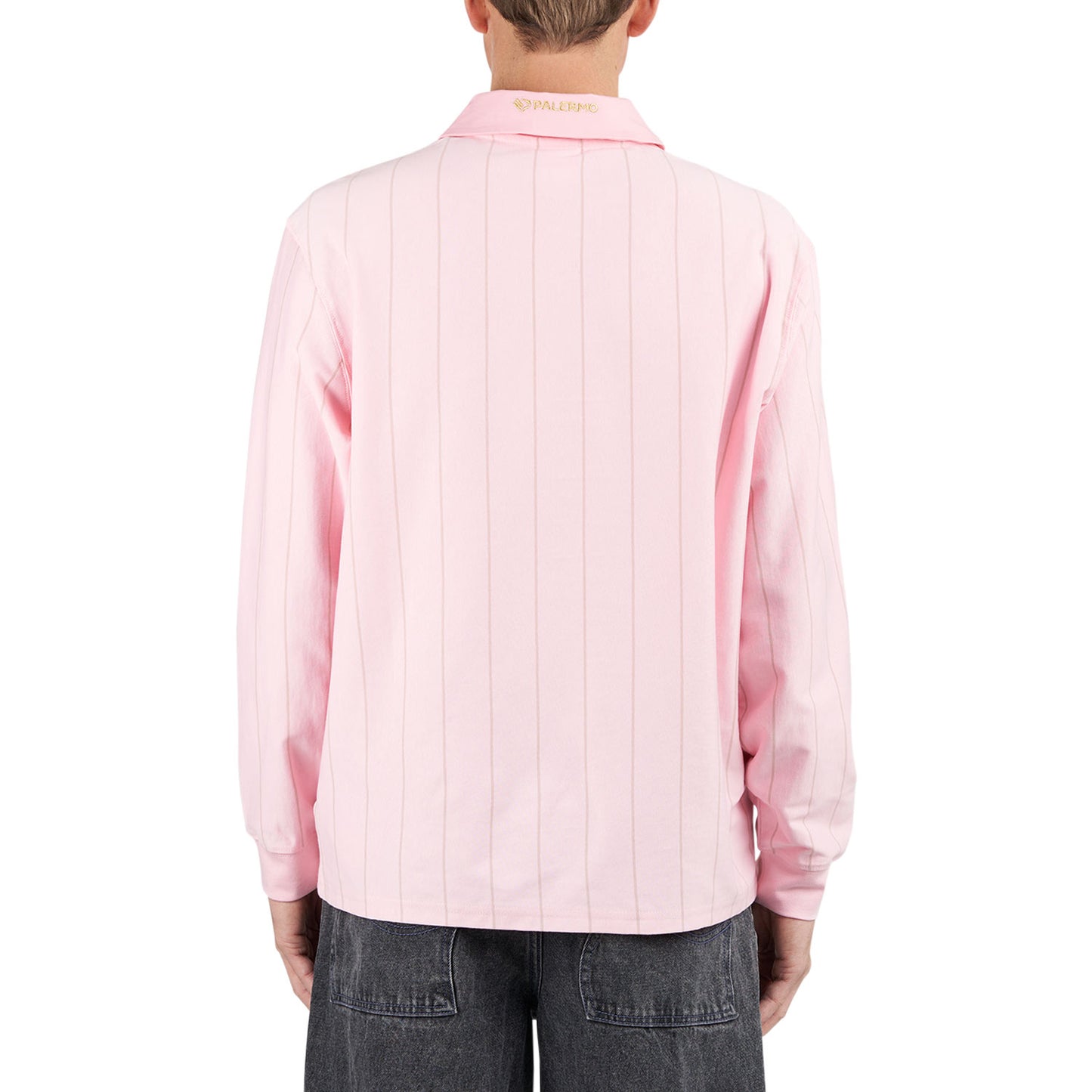 Puma x Palermo F.C. Long Sleeve Polo (Pink) - Allike Store