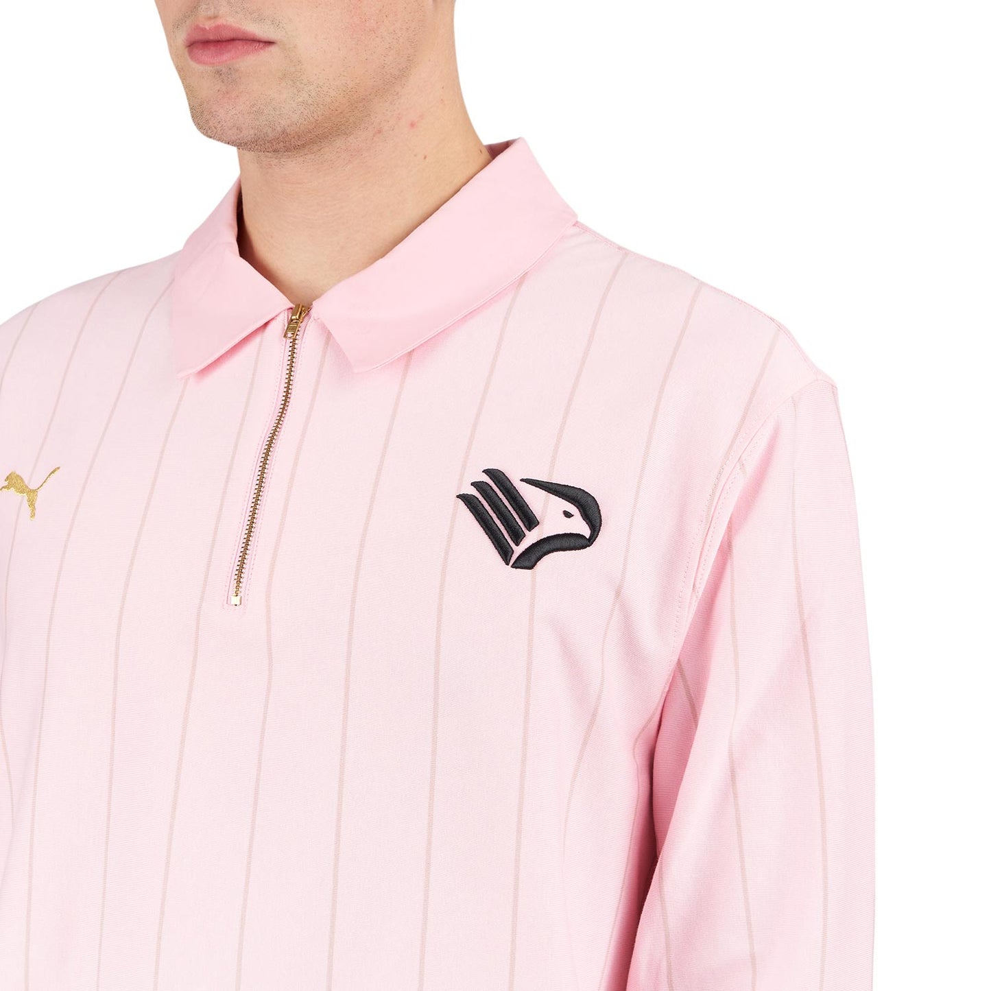 Puma x Palermo F.C. Long Sleeve Polo (Pink) - Allike Store