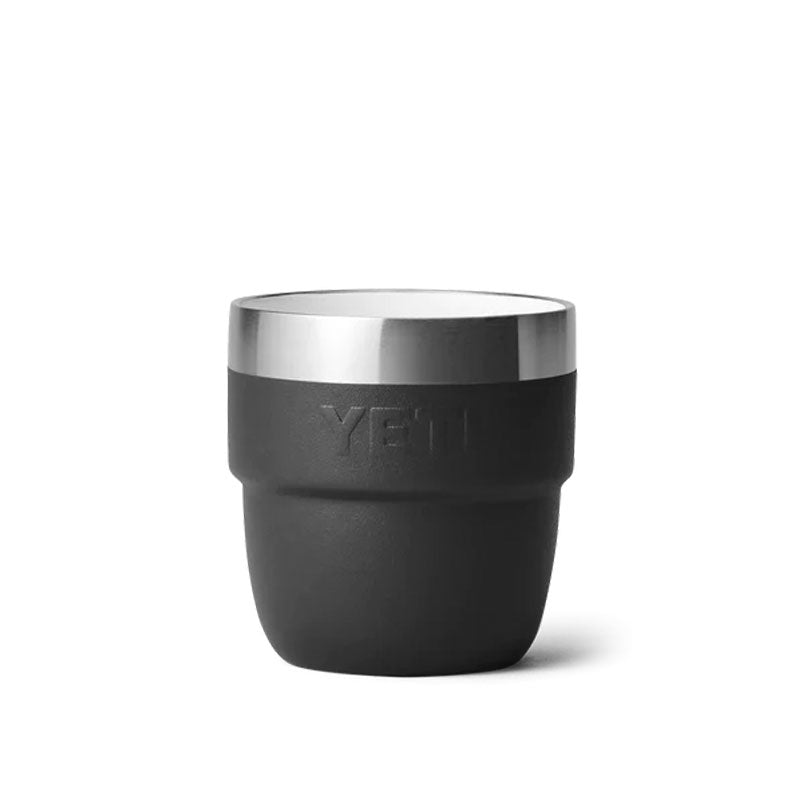 Yeti Rambler 4oz Stackable Cups (Schwarz / Silber)  - Allike Store