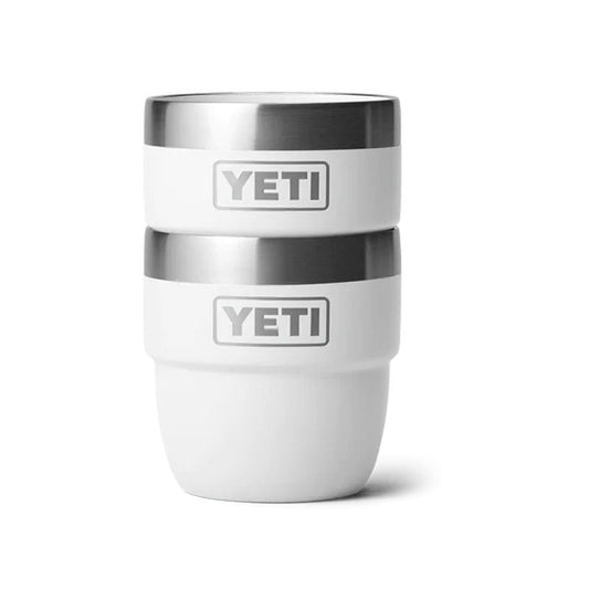 Yeti Rambler 4oz Stackable Cups (Weiß / Silber)  - Allike Store