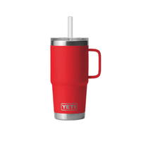 Yeti Rambler 25oz Straw Mug (Red)