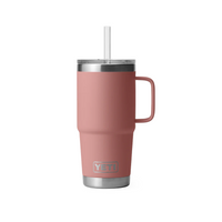 Yeti Rambler 25oz Straw Mug (Pink)