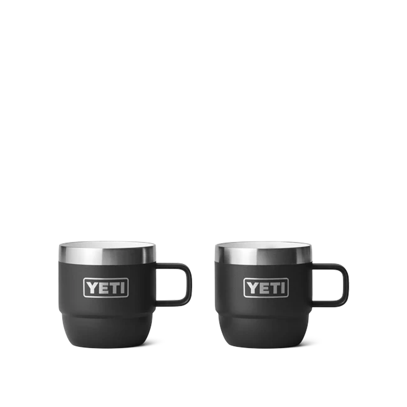 Yeti Rambler 6oz Stackable Mugs (Grau / Silber) - Allike Store