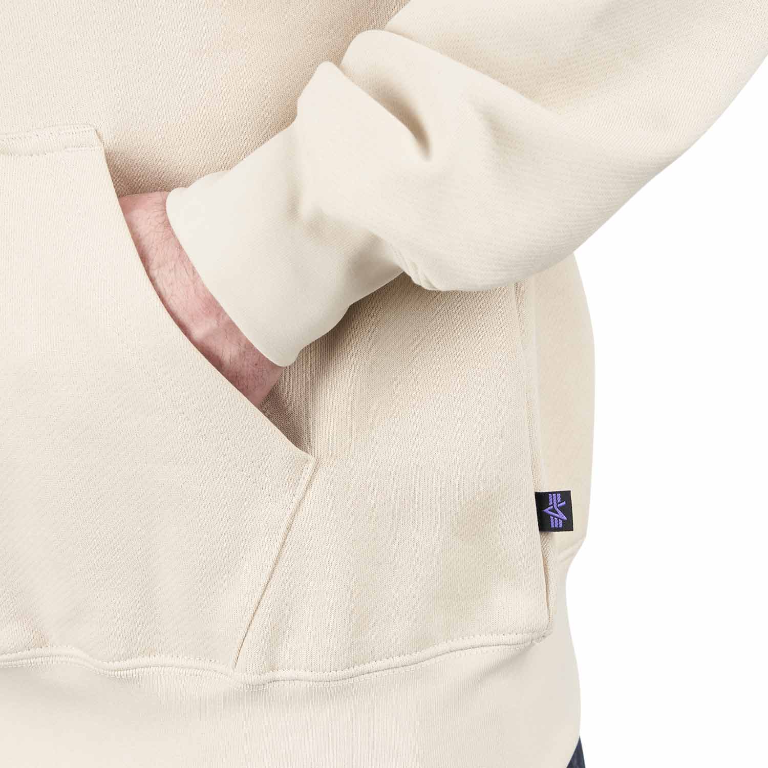 Alpha Industries Base Hoodie (Weiss) - Allike Store