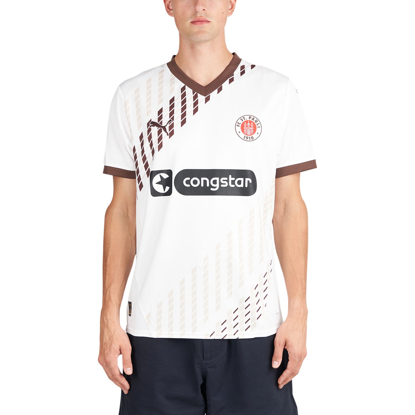 Puma x St. Pauli Away Jersey (Weiss / Braun)  - Allike Store