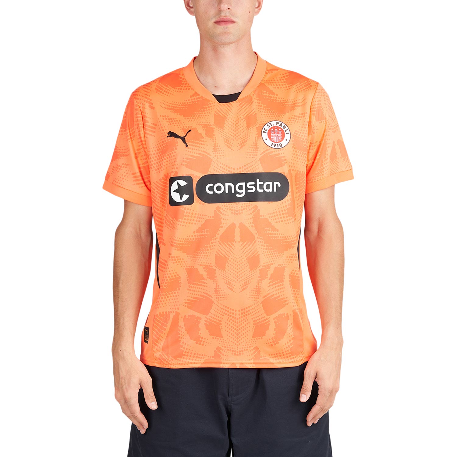 Puma x St. Pauli Goalkeeper Jersey (Orange / Schwarz)  - Allike Store