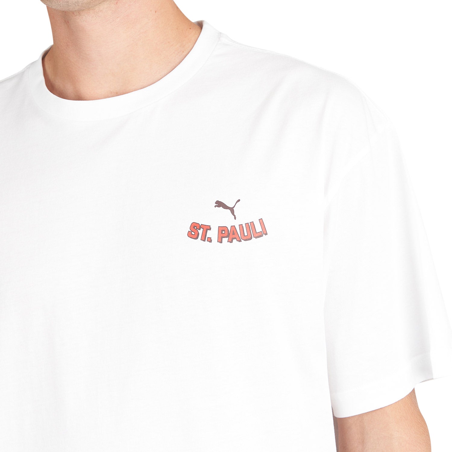 Puma x St. Pauli Graphic T-Shirt (Weiss)  - Allike Store