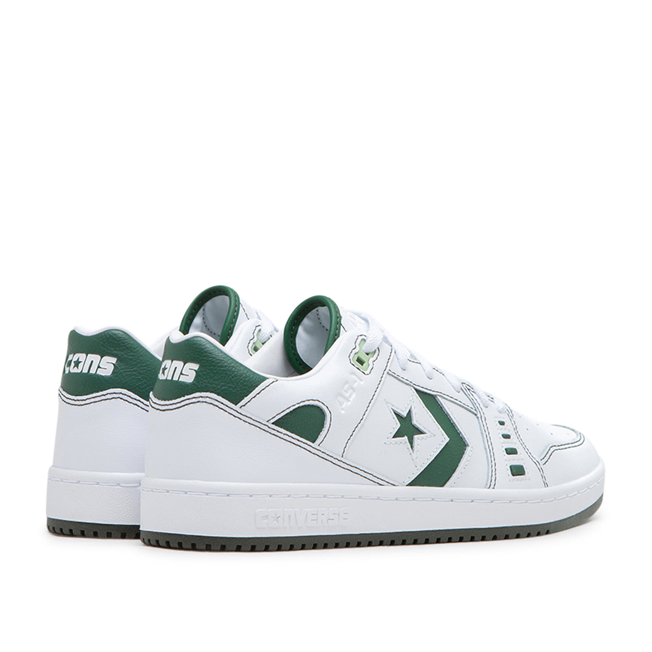 Converse white and on sale green