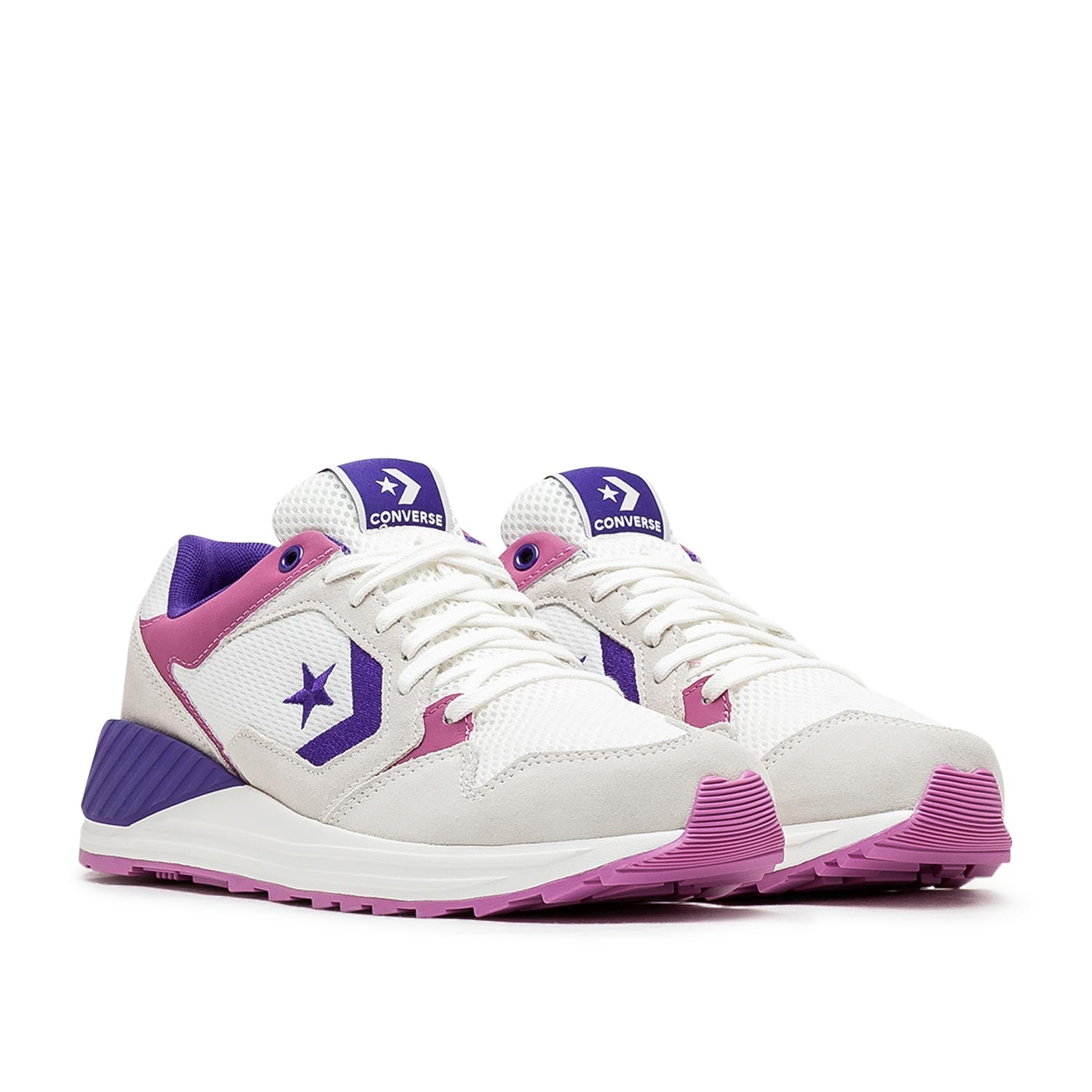 Converse Wave Trainer OX (Beige / Lila / Pink) - Allike Store