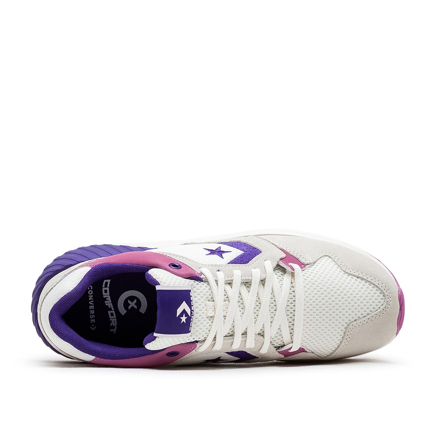 Converse Wave Trainer OX (Beige / Lila / Pink) - Allike Store