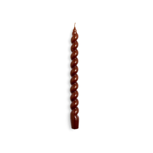 HAY Candle-Long Spiral (Braun)  - Allike Store