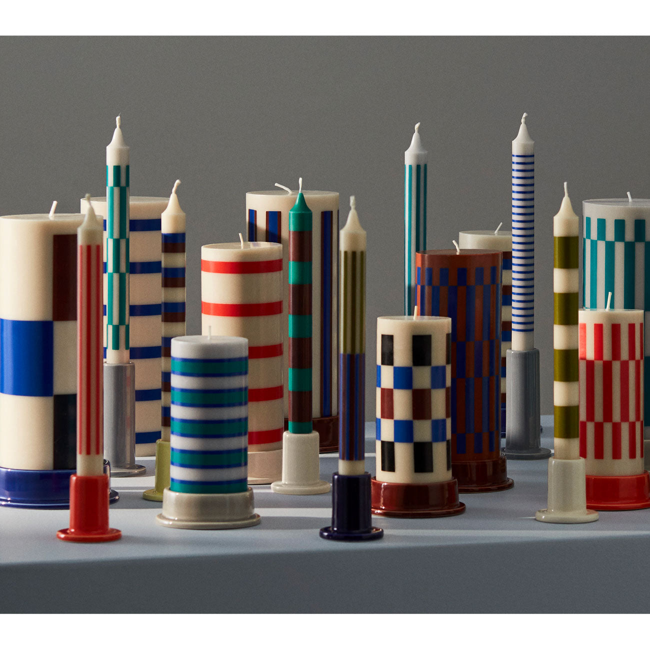 HAY Pattern Candle (Multi)  - Allike Store