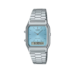 Casio AQ-230A-2A1MQYES (Silber / Blau)  - Allike Store