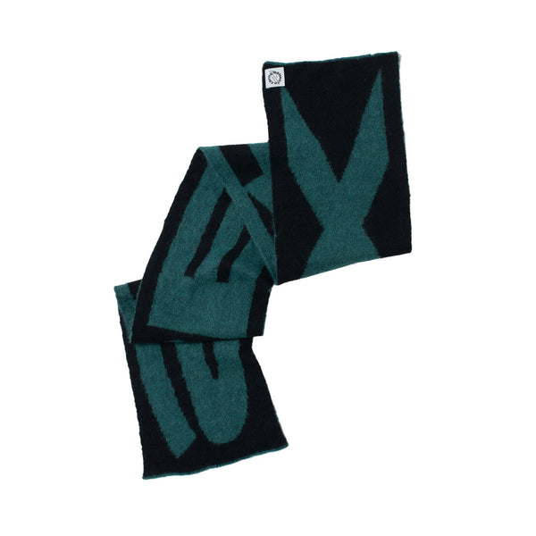 Carne Bollente What Else ? Scarf (Green / Black) AW23SF0101