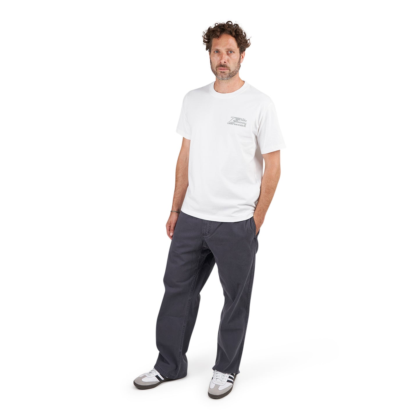 Allike Running Association T-Shirt (Weiß / Grün) - Allike Store