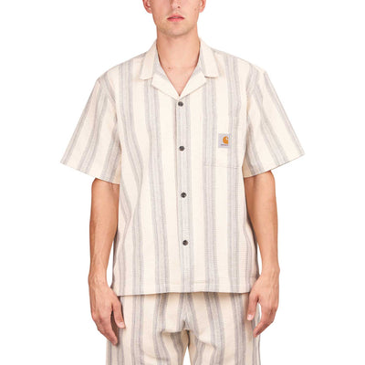 Carhartt WIP S/S Dodson Shirt (Beige)  - Allike Store