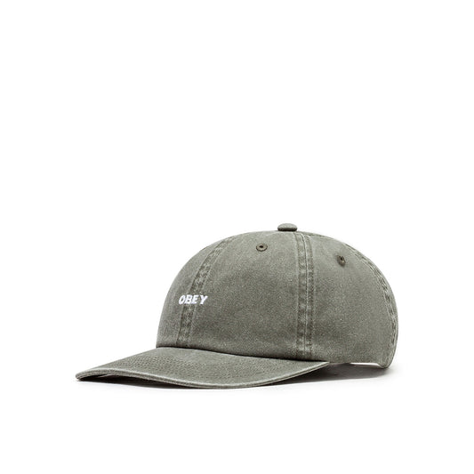 Obey Pigment Bold 6 Panel Strapback (Oliv) - Allike Store