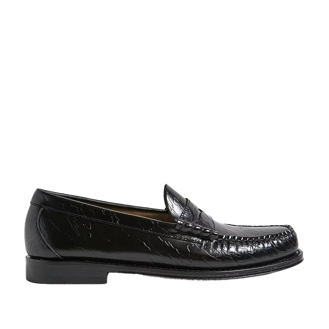 G.H.BASS x Maharishi Larson Penny Loafers (Schwarz) - Allike Store