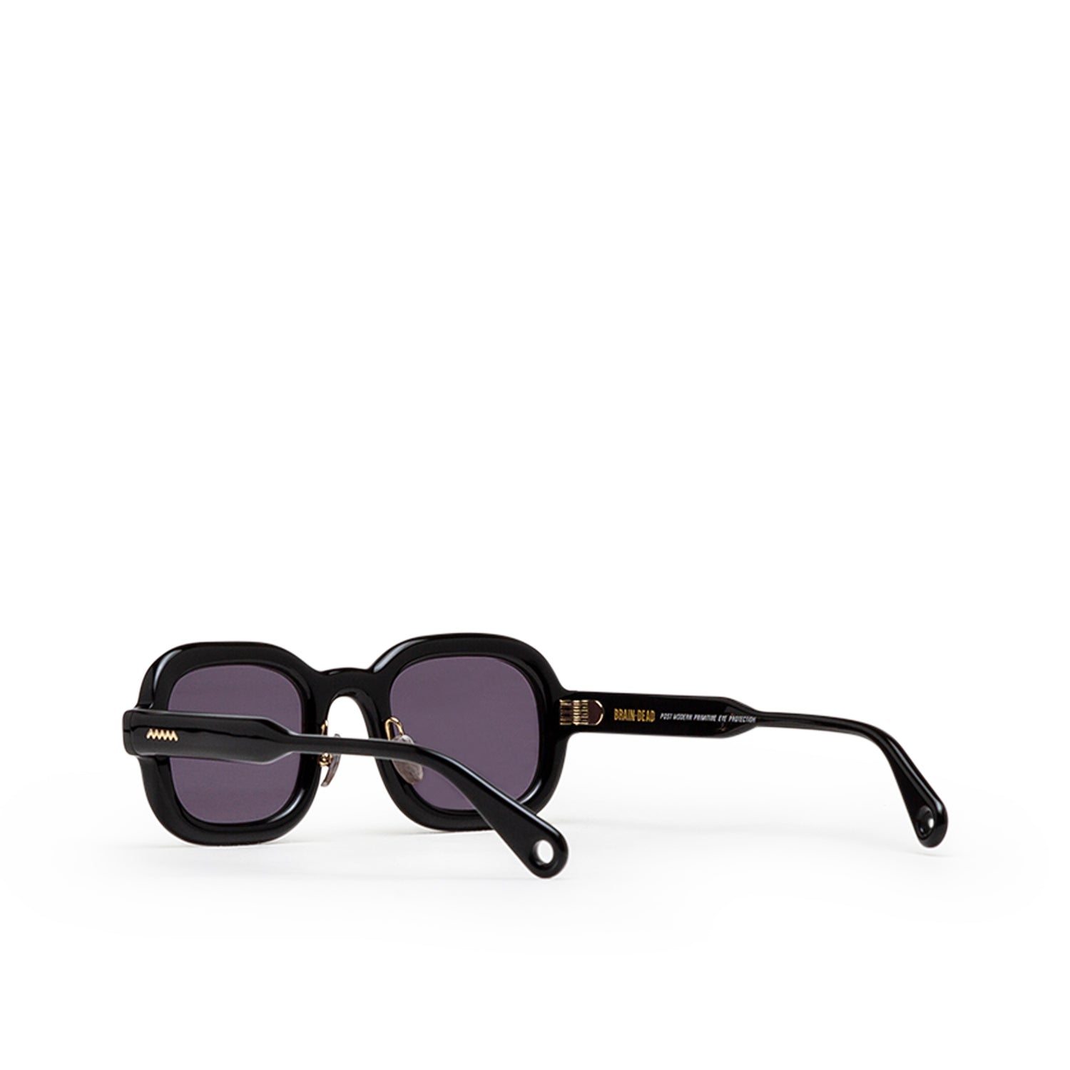 Brain Dead Newman Sunglasses (Schwarz / Lila)  - Allike Store