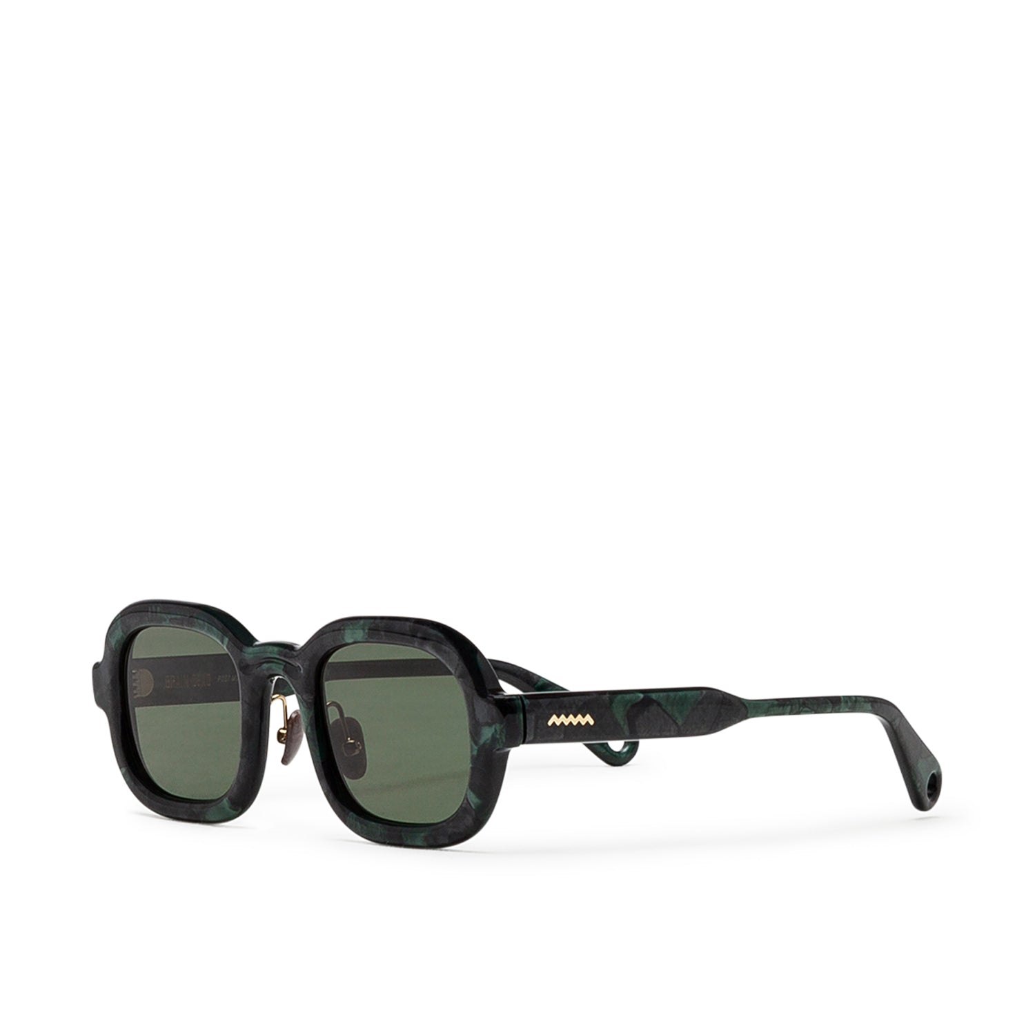 Brain Dead Newman Sunglasses (Schwarz / Grün)  - Allike Store