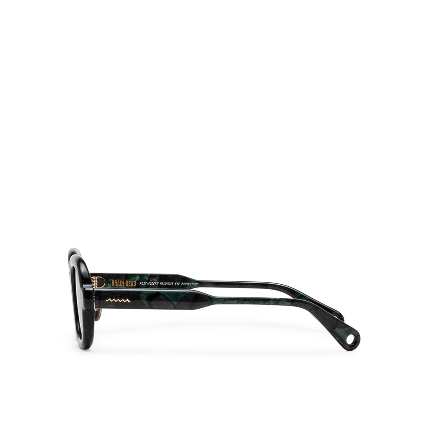 Brain Dead Newman Sunglasses (Schwarz / Grün)  - Allike Store