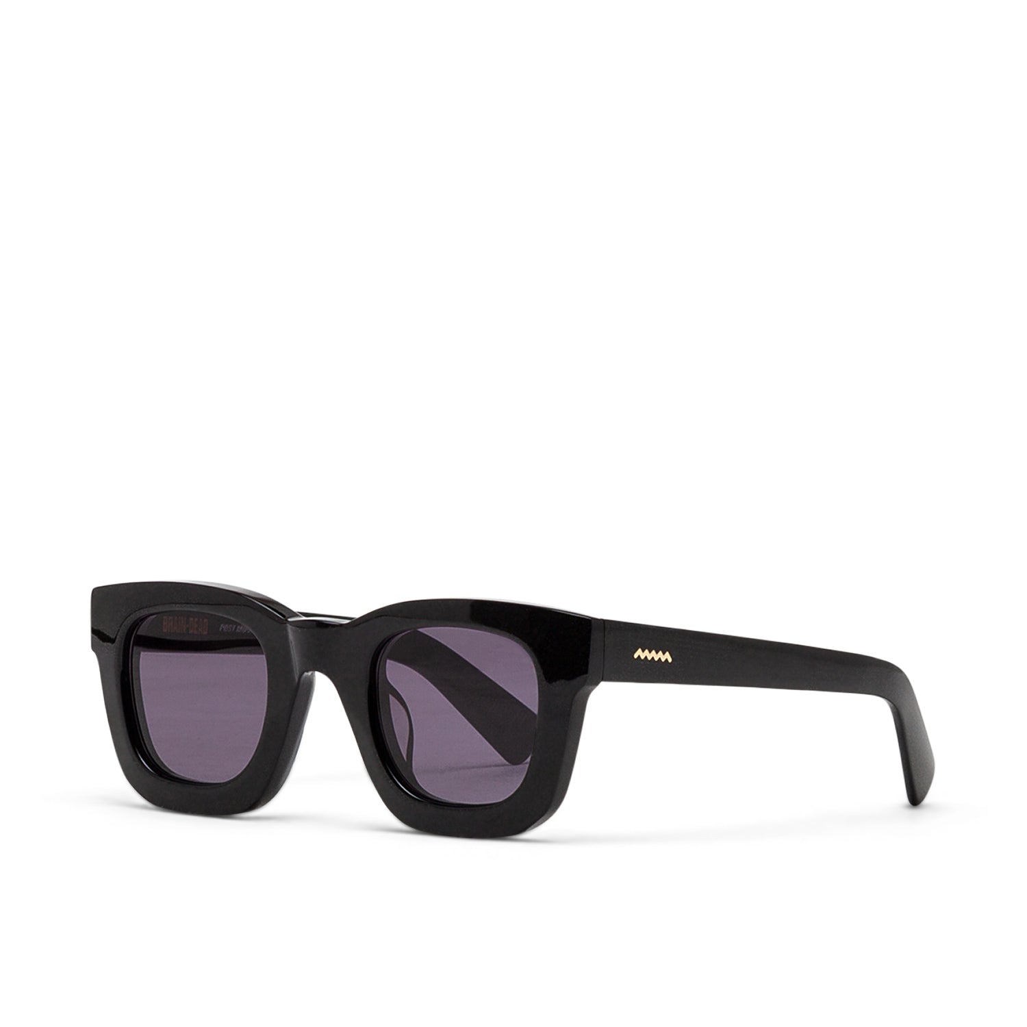 Brain Dead Elia Sunglasses (Schwarz / Lila)  - Allike Store
