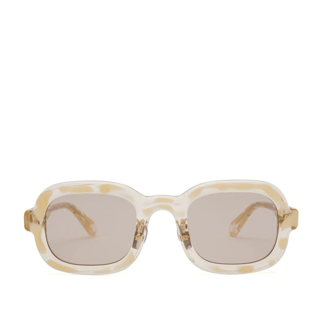 Brain Dead Newman Sunglasses (Beige / Braun)  - Allike Store