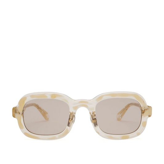 Brain Dead Newman Sunglasses (Beige / Braun)  - Allike Store