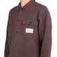 Brain Dead Waffle Button Front Shirt (Braun)  - Allike Store