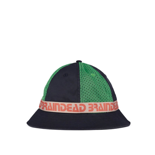 Brain Dead Vision Mesh Paneled Bucket Hat (Navy)  - Cheap Cerbe Jordan Outlet