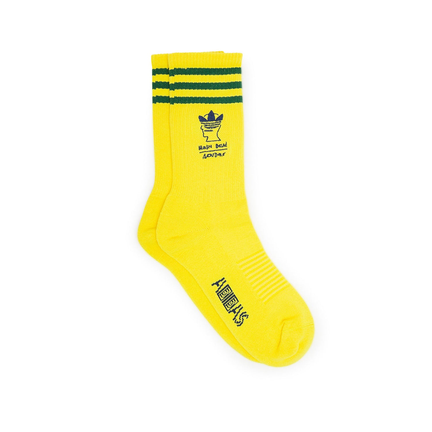 adidas x Brain Dead Socken (Gelb / Grün) - Allike Store