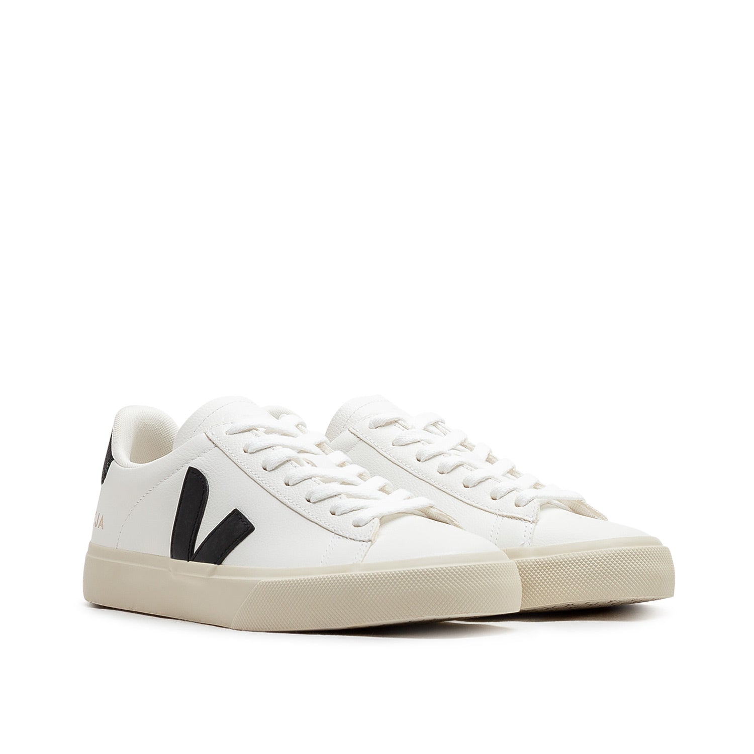 Veja WMNS Campo Chromefree Leather (Weiß / Schwarz) - Allike Store